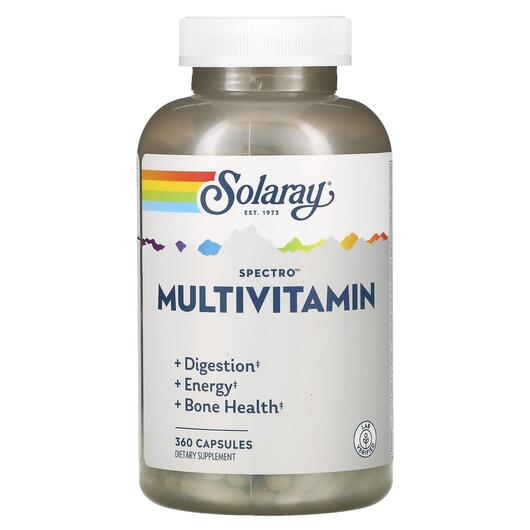 Основне фото товара Solaray, Spectro Multivitamin, Мультивітаміни, 360 капсул