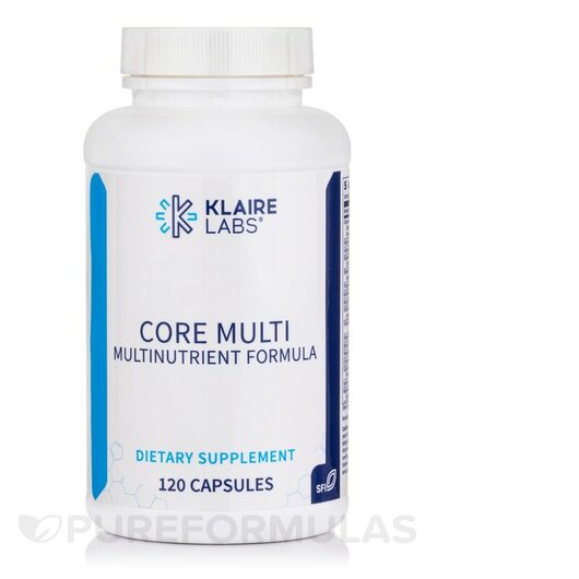 Основне фото товара Klaire Labs, Core Multi, Мультивітаміни, 120 капсул
