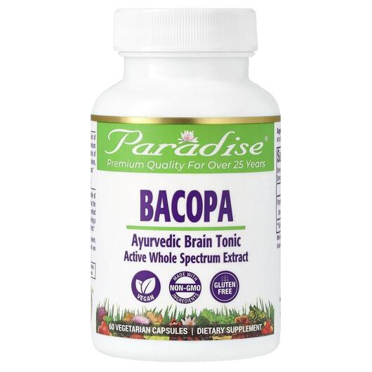 Основне фото товара Paradise Herbs, Bacopa, Бакопа, 60 капсул