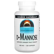 D-Mannose 500 mg 120 D-Манноза 500 мг Source