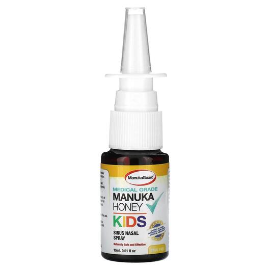 Основне фото товара Kids Medical Grade Manuka Honey Sinus Nasal Spray, Манука Мед, 15