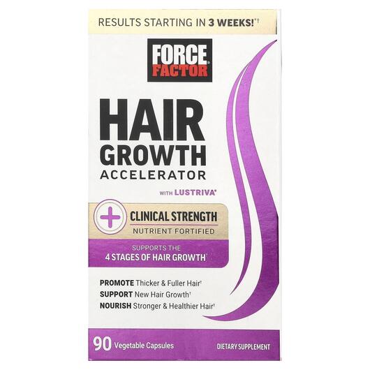 Основне фото товара Hair Growth Accelerator, Підтримка росту волосся, 90 капсул