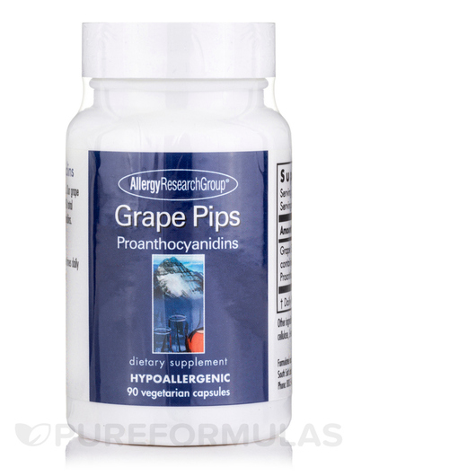 Основне фото товара Grape Pips Proanthocyanidins, Екстракт виноградних кісточок, 90 к