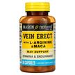 Vein Erect with L-Arginine & Maca, Підтримка вен ніг, 80 к...