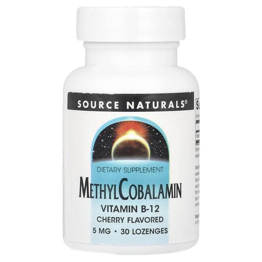 Основне фото товара MethylCobalamin Cherry 5 mg, Метилкобаламін B12, 30 таблеток