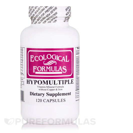 Основне фото товара Ecological Formulas, Hypomultiple, Мультивітаміни, 120 капсул
