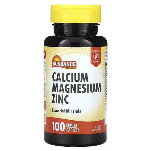 Основне фото товара Calcium Magnesium Zinc, Кальцій магній цинк, 100 таблеток