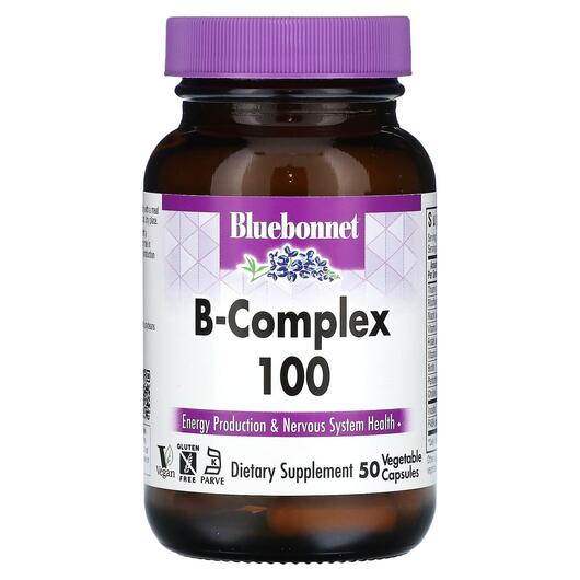 Основне фото товара Bluebonnet Nutrition, B-Complex 100, B-комплекс, 50 капсул