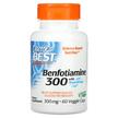 Фото товару Doctor's Best, Benfotiamine 300 mg, Бенфотіамін 300 мг, 60 к