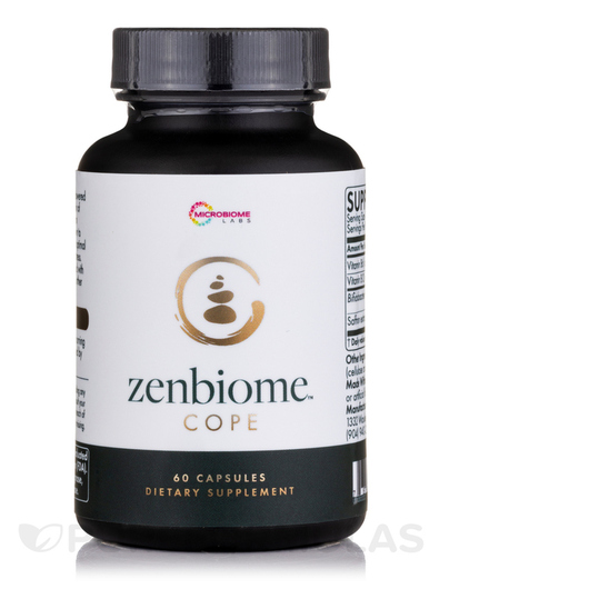 Основне фото товара Microbiome Labs, ZenBiome Cope, Підтримка стресу, 60 капсул