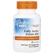 Doctor's Best, Fully Active Folate 400, Метилфолат, 90 ка...
