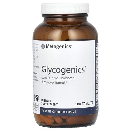 Основне фото товара Metagenics, Glycogenics, B-комплекс, 180 таблеток