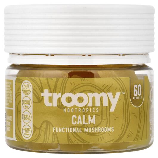 Основне фото товара Calm Functional Mushrooms Gummies Pineapple Peach, Гриби, 60 табл