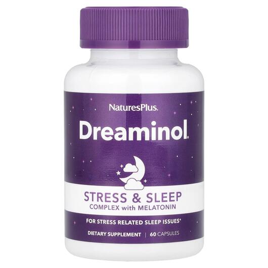Основне фото товара Dreaminol Stress & Sleep Complex with Melatonin, Мелатонін, 6