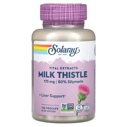 Основне фото товара Vital Extracts Milk Thistle 175 mg, Розторопша, 120 капсул