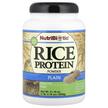 NutriBiotic, Raw Rice Protein Plain, Рисовий протеїн, 600 г