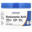 Фото товару Nutricost, Hyaluronic Acid Unflavored, Гіалуронова кислота, 50 г