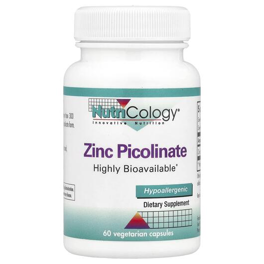 Основне фото товара Zinc Picolinate 25 mg, Піколінат цинку 25 мг, 60 капсул