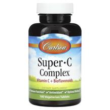 Super C Complex Витамин C Carlson 100 таблеток