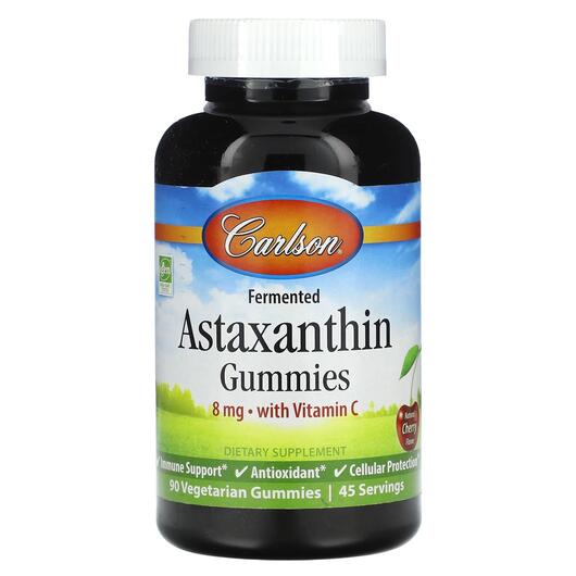 Основне фото товара Astaxanthin Gummies 8 mg Cherry, Астаксантин, 90 таблеток