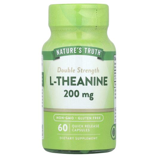 Основне фото товара Nature's Truth, L-Theanine 200 mg, L-Теанін, 60 капсул