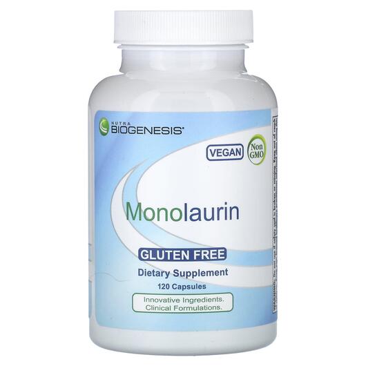 Основне фото товара Nutra BioGenesis, Monolaurin, Монолаурин, 120 капсул