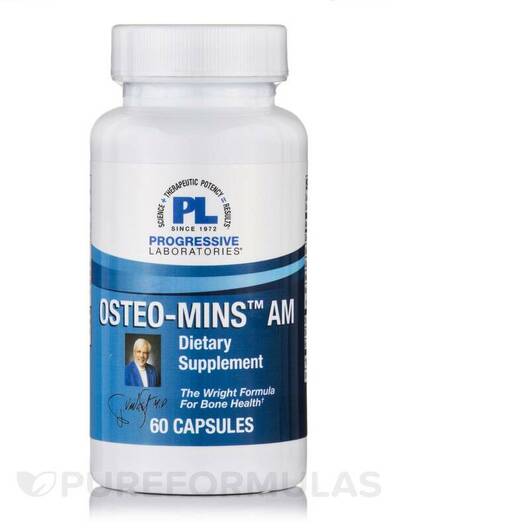 Основне фото товара Progressive Labs, Osteo-Mins AM, Підтримка суглобів, 60 капсул