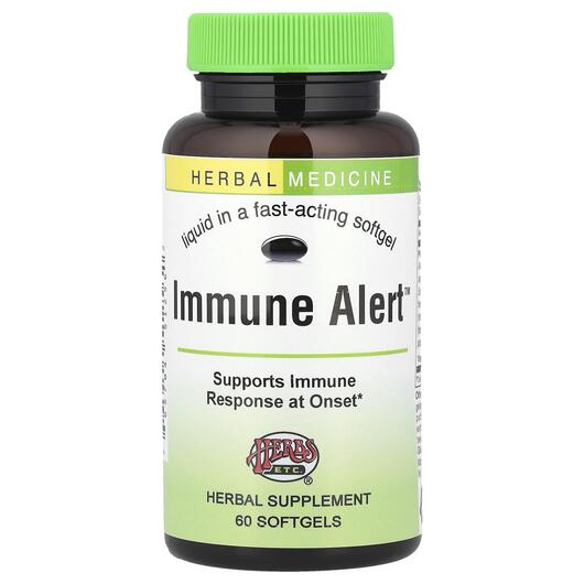 Основне фото товара Herbs Etc., Immune Alert, Підтримка імунітету, 60 капсул