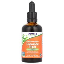 Лакриця Certified Organic Licorice Root NOW 59 мл