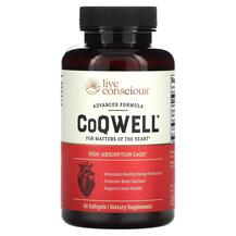 Коензим CoQ10 CoQWell Live Conscious 60 капсул