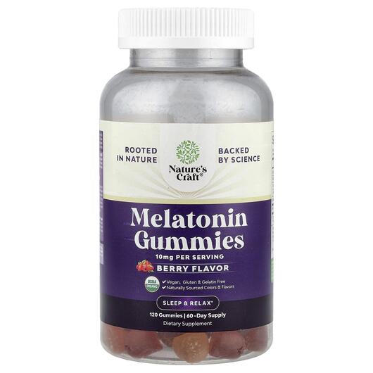 Основне фото товара Nature's Craft, Melatonin Gummies Berry, Мелатонін, 120 табл