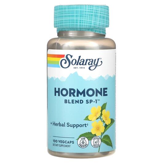 Основне фото товара Solaray, Hormone Blend SP-1, Підтримка гормонів, 100 капсул