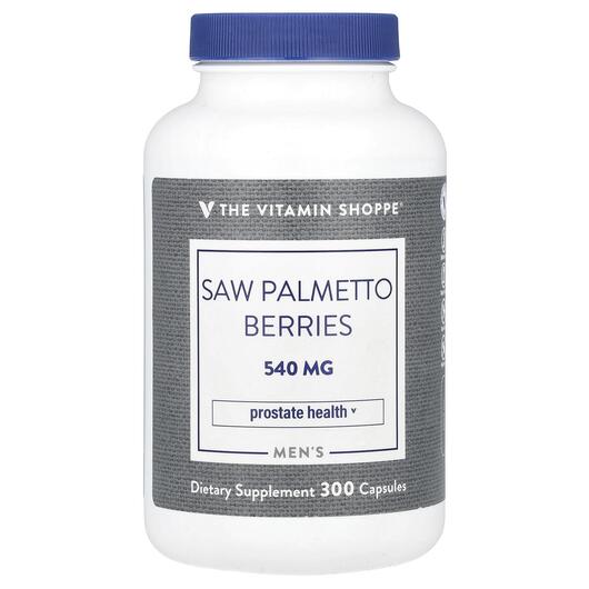 Основне фото товара Men's Saw Palmetto Berries 540 mg, Со Пальметто, 300 капсул