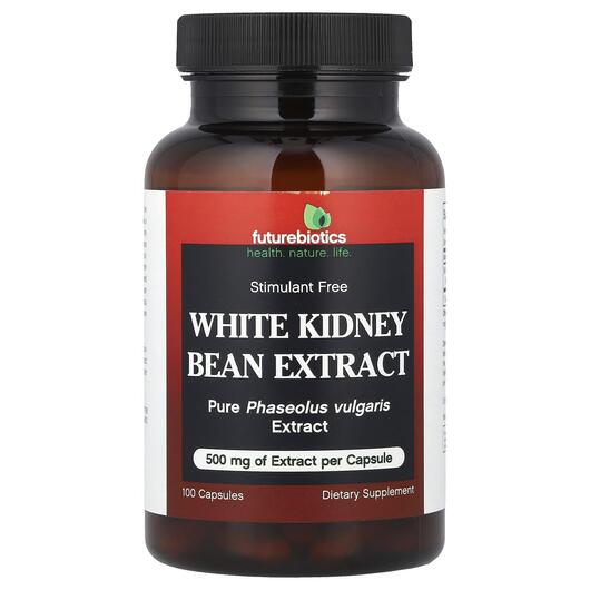 Основне фото товара White Kidney Extract, Екстракт білої квасолі, 100 капсулк