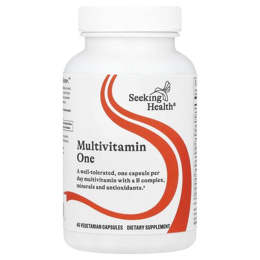 Основне фото товара Seeking Health, Multivitamin One, Мультивітаміни, 45 капсул