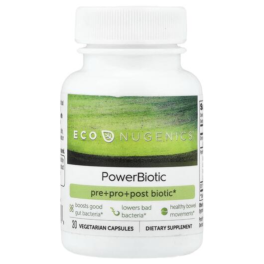 Основне фото товара Econugenics, PowerBiotic, Пребіотики, 30 капсул
