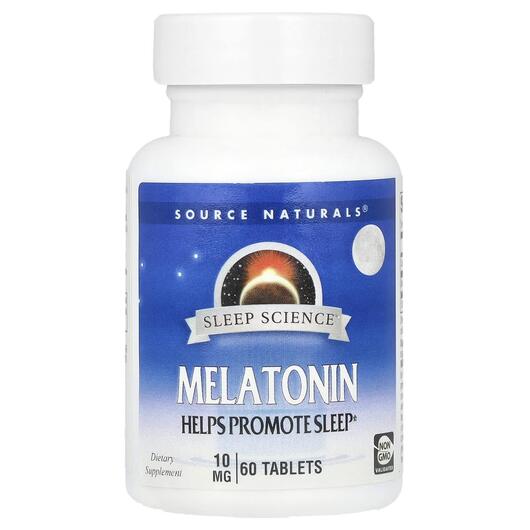 Основне фото товара Sleep Science Melatonin 10 mg, Мелатонін, 60 таблеток