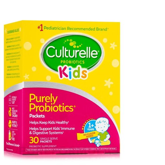 Основне фото товара Kids Purely Probiotics Packets, Пробіотики, 30 Single-serve Packe