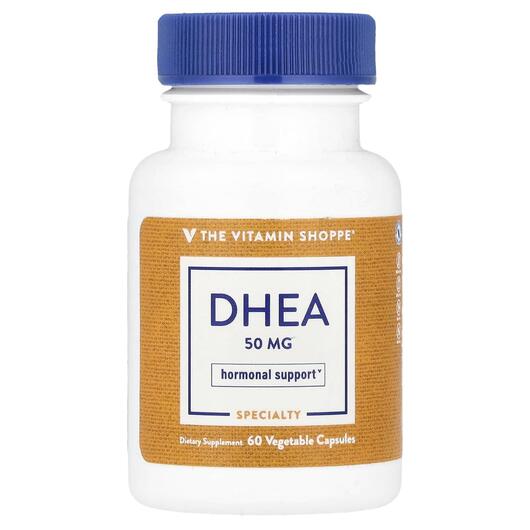 Основне фото товара TheVitaminShoppe, DHEA 50 mg, Дегідроепіандростерон, 60 капсул