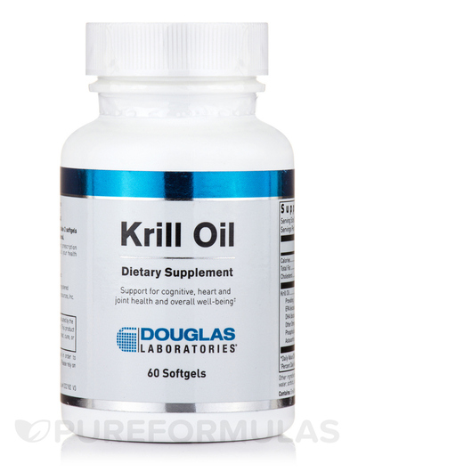 Основне фото товара Krill Oil, Олія Антарктичного Кріля, 60 капсул