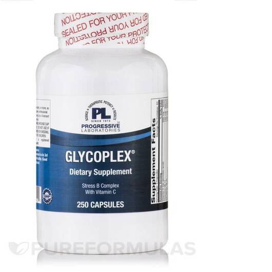 Основне фото товара Progressive Labs, Glyco-Plex, B-комплекс, 250 капсул