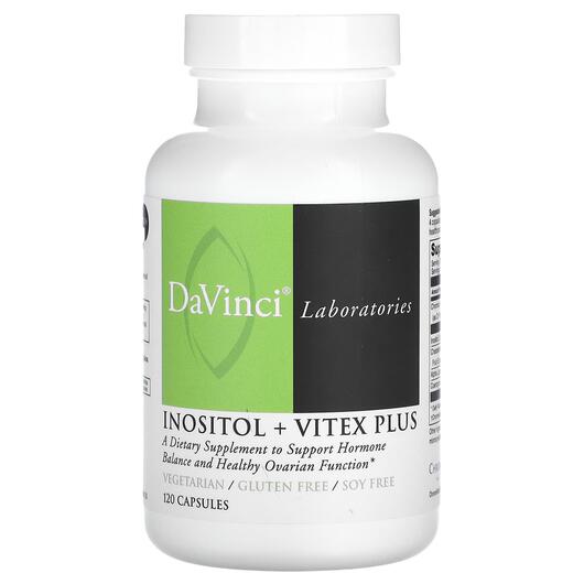 Основне фото товара Inositol + Vitex Plus, Авраамове дерево, 120 капсул