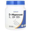 Nutricost, D-Mannose Unflavored, Д-манноза, 500 г
