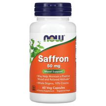 Saffron 50 mg Шафран 50 мг NOW 60 капсул Saffron 50 mg Шафран 50 мг NOW 60 капсул