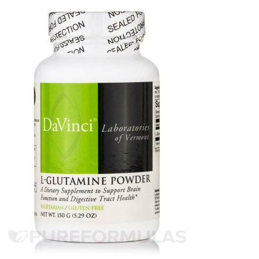 Основне фото товара DaVinci Laboratories, L-Glutamine Powder, L-Глутамін, 150 г
