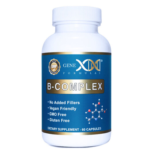 Основне фото товара Genex Formulas, B-Complex, B-комплекс, 60 капсул