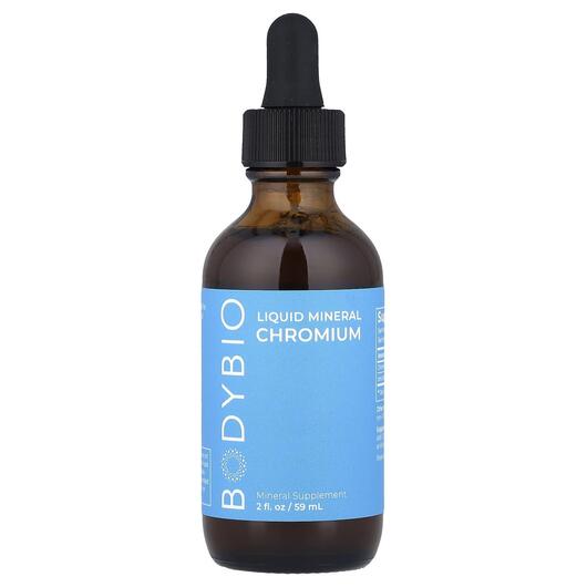 Основне фото товара BodyBio, Liquid Mineral 5 Chromium, Мінеральні добавки, 60 мл