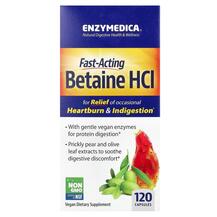 Betaine HCI Бетаин HCI Enzymedica 120 капсул