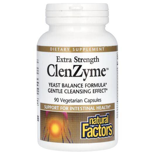 Основне фото товара Natural Factors, ClenZyme, Ферменти, 90 капсул