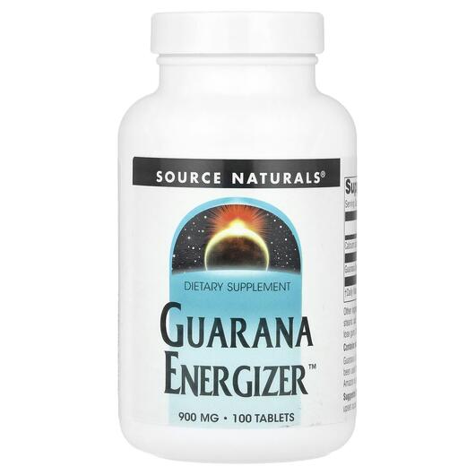 Основне фото товара Guarana Energizer 900 mg, Гуарана Екстракт, 100 таблеток